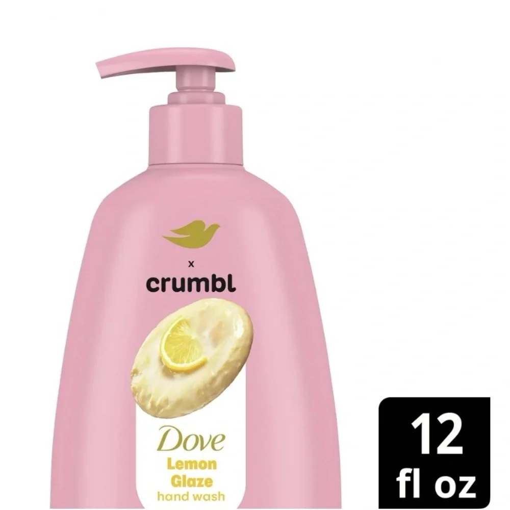 Limited Edition Dove X Crumbl Lemon 🍋 Glaze Moisturizing Liquid Hand Wash